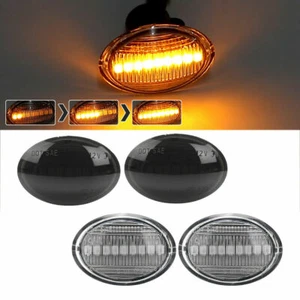 2X LED Side Marker Repeater Indicator Light Amber Flowing Lamp Clearance Light - Picture 1 of 9