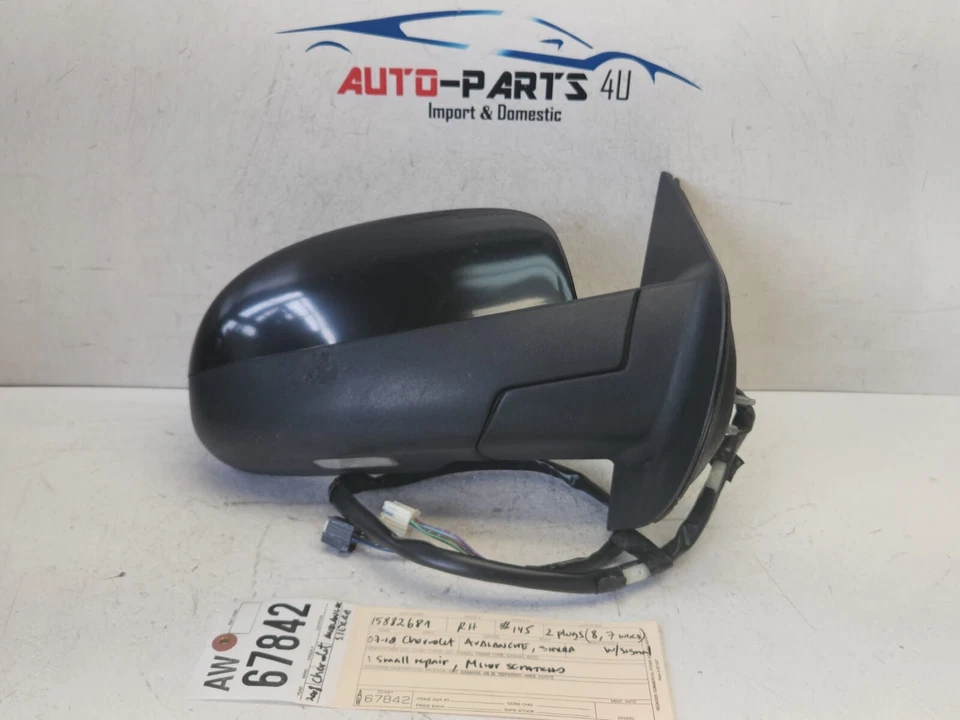Chevrolet Avalanche Sierra 2007-2010 derecha con espejo retrovisor OEM AW67842 Foto 1 de 4