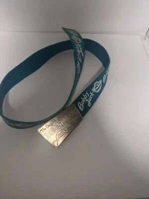 ¡El cinturón original de la marca Bobby Jack con hebilla! Azul y plata Foto 1 de 4
