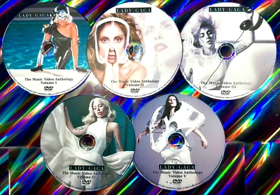 LADY GAGA Music Video Anthology 5 DVD Set 2008-2025 112 VIDS 9.5 HRS Abracadabra - Image 1 of 4