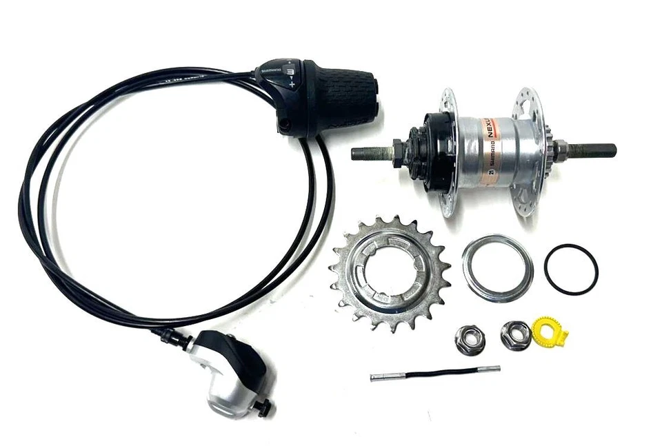 Juego de bujes traseros Shimano Nexus Inter3 internos de 3 velocidades SG-3R40 36 ORIFICIOS Foto 1 de 4