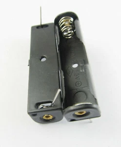 10pcs New 1X AAA 1XAAA 3A Battery Clip Holder Box Case 1.5V With Needles Black - Picture 1 of 2