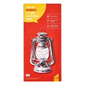 LÁMPARA LED HURACÁN Luz Brillante 15 LED Antorcha Campamento Pesca Patio Jardín Hogar - Imagen 1 de 8