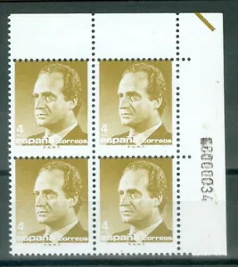 ESPAÑA 1986 - JUAN CARLOS I - 4X EDIFIL 2831dv** - VARIEDAD DENTADO - MNH - Imagen 1 de 1
