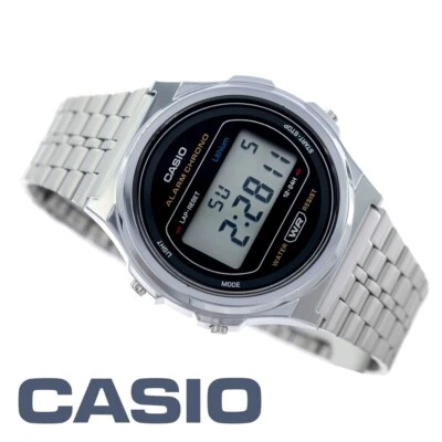 Reloj digital clásico CASIO A171WE-1A correa de acero inoxidable Foto 1 de 4