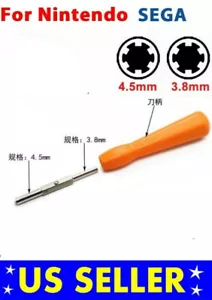 3.8mm + 4.5mm Screwdriver Bits for NES SNES N64 Game Boy Nintendo Security Tools - Picture 1 of 9