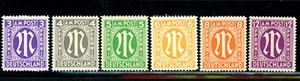 Estampillas de ocupación aliada de Alemania 3N2b-3N8B como nuevas nunca montadas - Imagen 1 de 1