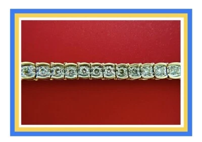 Brazalete Tenis Ross-Simons 4ct Diamante Natural (Usado 15 X) 14k 20 GRAMOS de ORO. Foto 1 de 4