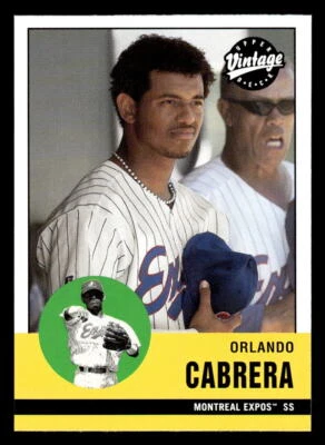 2001 Upper Deck Vintage #244 Orlando Cabrera Near mint or better - Image 1 of 2