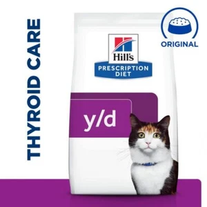 Hill's Prescription Diet y/d Thyroid Care Cat Food Dry Original - Picture 1 of 1