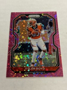 2020 PANINI PRIZM NO HUDDLE TYLER BOYD 14/15 PINK DISCO BENGALS SP