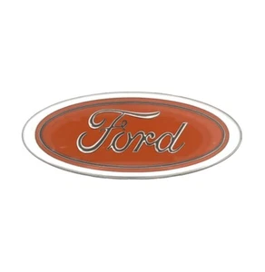 FORD ESCORT MK2 RS2000 CORTINA CAPRI CLÁSICO COCHE PARRILLA MALETERO INSIGNIA OVALADA NARANJA - Imagen 1 de 5