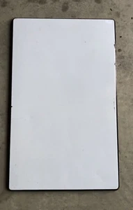 Vintage PORCELAIN ENAMEL TABLE TOP 25 x 40 Kitch Farmhouse Magnet Board - Picture 1 of 10