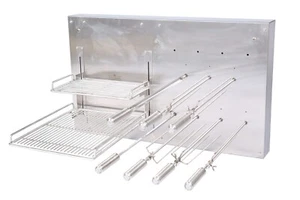 Brazilian Rotisserie System for BBQ 7 Skewers Grill automatic Grade Parrilla - Picture 1 of 7