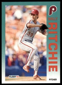 1992 Fleer Wally Ritchie Baseball Cards #543