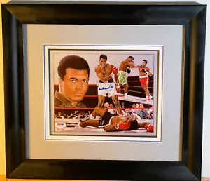 MUHAMMAD ALI Autograph AUTO 8x10 PHOTO vs Liston LE 141/500 BOXING GREAT - Picture 1 of 7