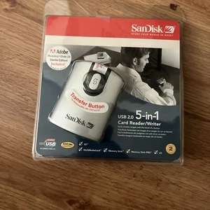 New San Disk ImageMate 5-in-1 USB 2.0 Card Reader/Writer Sandisk NOS - Picture 1 of 2