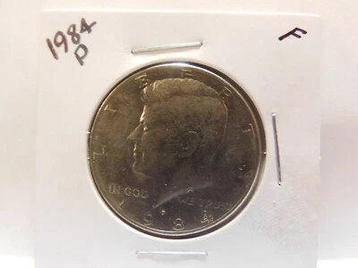 1984 P  Kennedy Half Dollar-In very Good to Fine Circulated Condition - Image 1 of 2