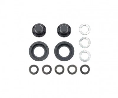 1:14 Radnaben-Set LKW Vorderachse schwarz 2 Stück Tamiya 300056556 - Bild 1 von 3