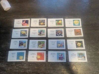 2005 Monopoly Spongebob Squarepants Board Game Complete Set of 16 Treasure Chest - Image 1 of 2