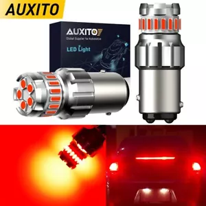 Red 1157 LED Brake Light Bulb for BMW 318i 320i 323i 328i 650i 740i 7528 P21/5W - Picture 1 of 10
