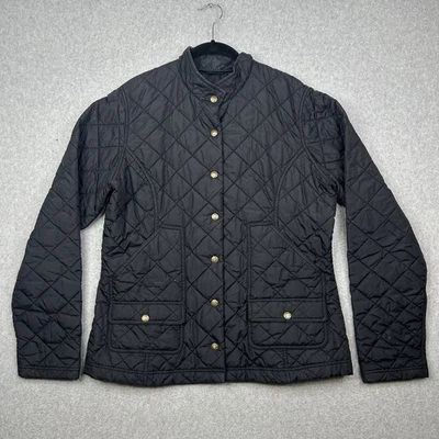 C.C. Filson Northern Black Quilted Jacket Women's Large Snap Puffer Coat - Image 1 of 4