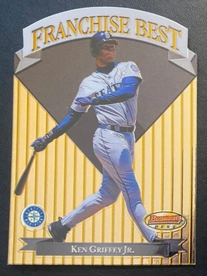 1999 年 Bowman's Best Franchise Best KEN GRIFFEY JR #FB2 Mach 1 /3000 @D1 — 第 1/2 张图片
