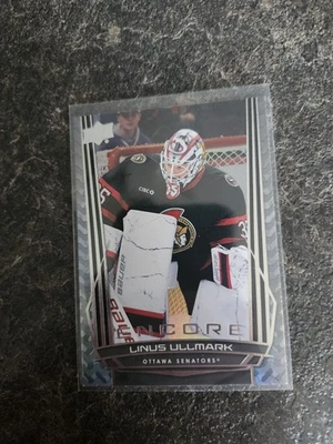 2025-26 Upper Deck Series 1 Encore Linus Ullmark Card# E-93 - Image 1 of 2