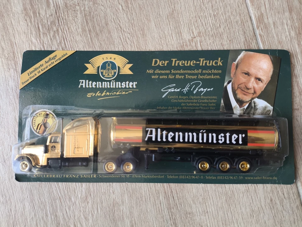 Mini-LKW / Sammeltruck Altenmünster Treue-Truck / Sondermodell OVP / Truck - Bild 1 von 1