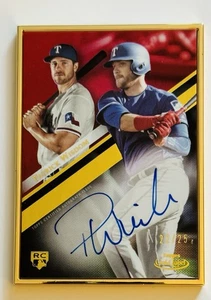 2019 Topps Gold Label Framed Red /25 Patrick Wisdom #GLA-PW Rookie Auto RC - Bild 1 von 2