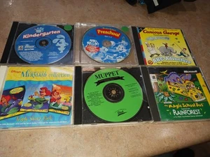 Lot Of 6 Learning PC CD-Rom Computer Games - Picture 1 of 1