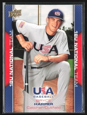 Bryce Harper 2009 Upper Deck EUA caixa de beisebol conjunto A #EUA-30 EUA - Imagem 1 de 3