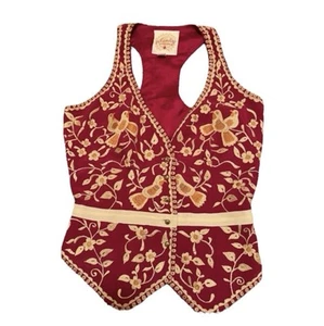 Chaleco abotonable vintage con bordado Plenty by Tracy Reese - Imagen 1 de 3