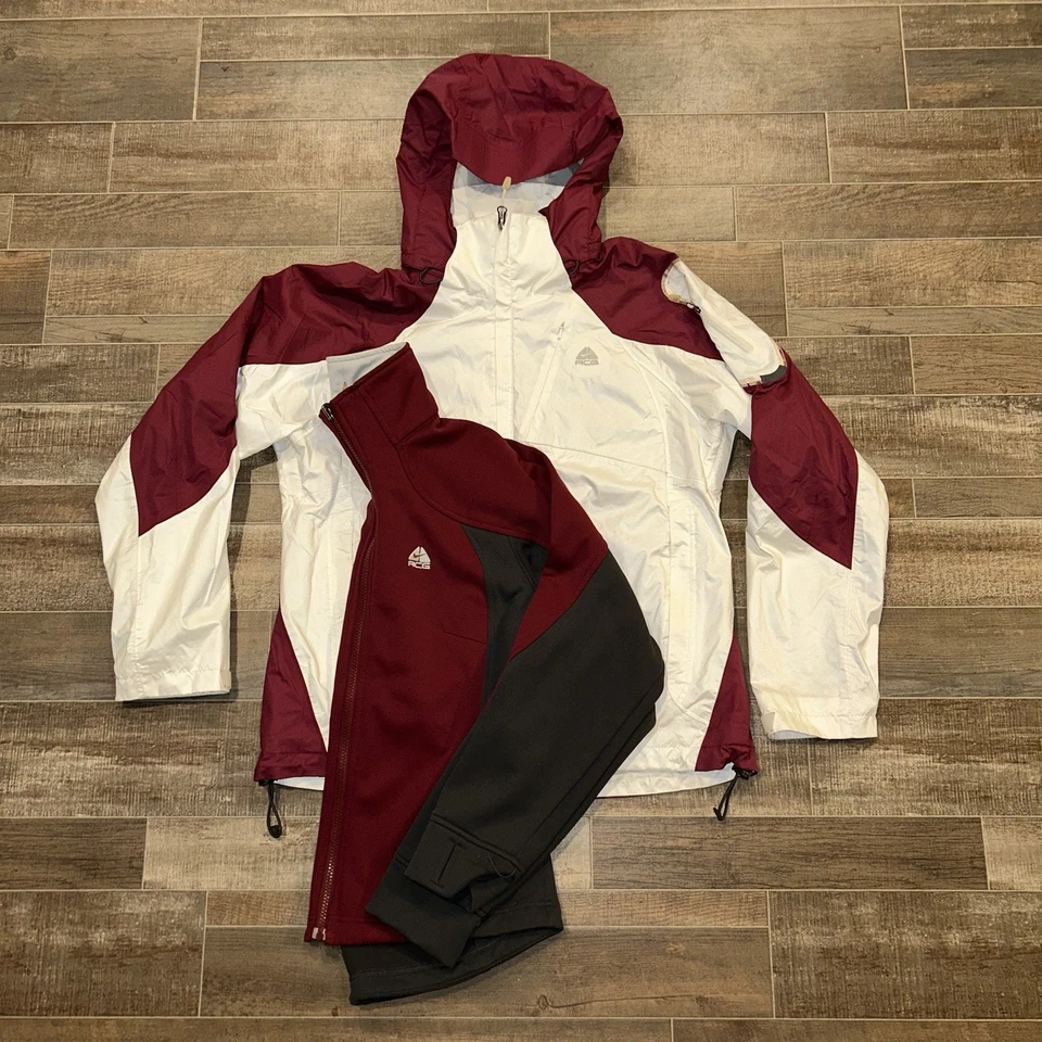 Chaqueta cortavientos vintage Nike ACG cremallera completa con capucha talla mediana, capas tecnológicas Foto 1 de 4