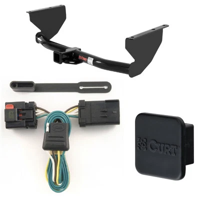 Curt Class 3 Trailer Hitch w/ Cover & Wiring for Jeep Grand Cherokee - Изображение 1 из 4