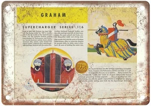 1937 Graham Vintage Auto Ad Retro Look Metal Sign AN3490 - Picture 1 of 2