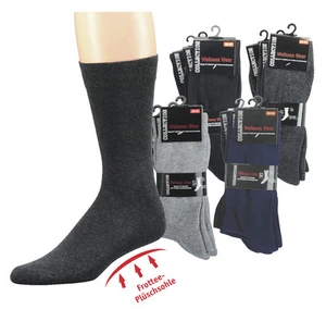 3 Paar Wellness-Herrensocken, Komfort-Bund, Frotteesohle - Bild 1 von 2