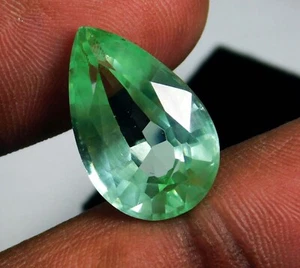 Top Quality! 13.20 Ct Natural "RUSSIAN SAPPHIRE" Pear Cut Certified Gemstone - Picture 1 of 6