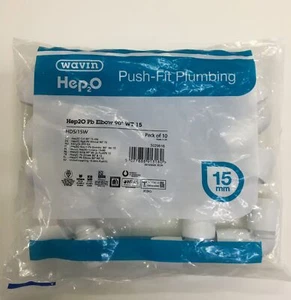 # Hep2O 90° Winkel 15mm 10er Pack portofrei - Bild 1 von 3