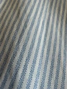Tommy Hilfiger Blue White stripe Twin Flat Sheet Pillowcase Set - Picture 1 of 23