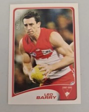 2008 HERALD SUN  SYDNEY SWANS LEO BARRY COMMON #159 CARD AFL SELECT