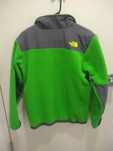 Neon Green and Grey boys XL (18 / 20) NorthFace Jacket.  - Picture 1 of 6