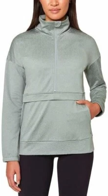Mondetta Women's Active Popover 1/2 Zip Pullover, Chnos Green, Size S - Image 1 of 3