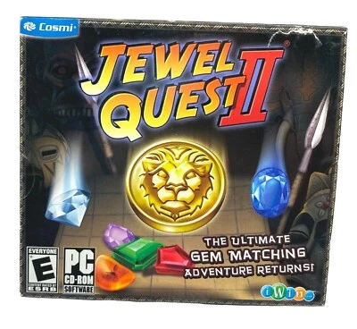 Jewel Quest II 2 PC Video Puzzle Game CD Rom 2006 Cosmi Software Windows - Image 1 of 4