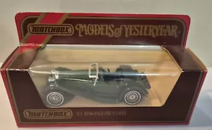 Y-1 1936 Jaguar SS100 Matchbox Models of Yesteryear Green - Picture 1 of 4