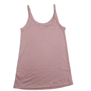 Double Zero Pink Tank Top Scoop Neck Cami Women Sz Spicy Small - Picture 1 of 3