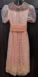 Girl's Storybook Heirloom Pink Sequined Fancy Party Dress - 14 - Picture 1 of 5