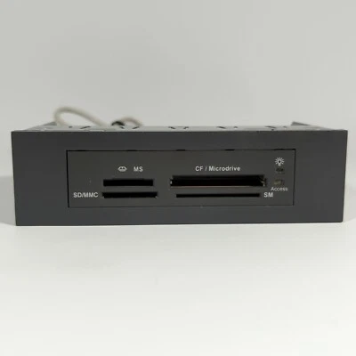 3,25" Godspeed 6 in 1 USB 2.0 Kartenleser GS-2003-CR16801 mit 5,25" Adapter - Bild 1 von 3