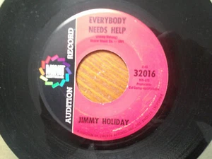 PROMO MINIT 45 RECORD/JIMMY HOLIDAY/GIVE ME YOUR LOVE/EVERYBODY NEEDS HELP/1967 - Picture 1 of 2
