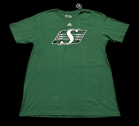 NEW Adidas Saskatchewan Roughriders Shirt CFL Canadian Football League L/XL/2XL Cover